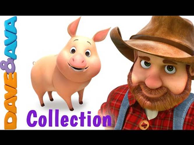 Old MacDonald Had A Farm | Animal Sounds Song | Nursery Rhymes & Baby Songs  Collection Dave And Ava