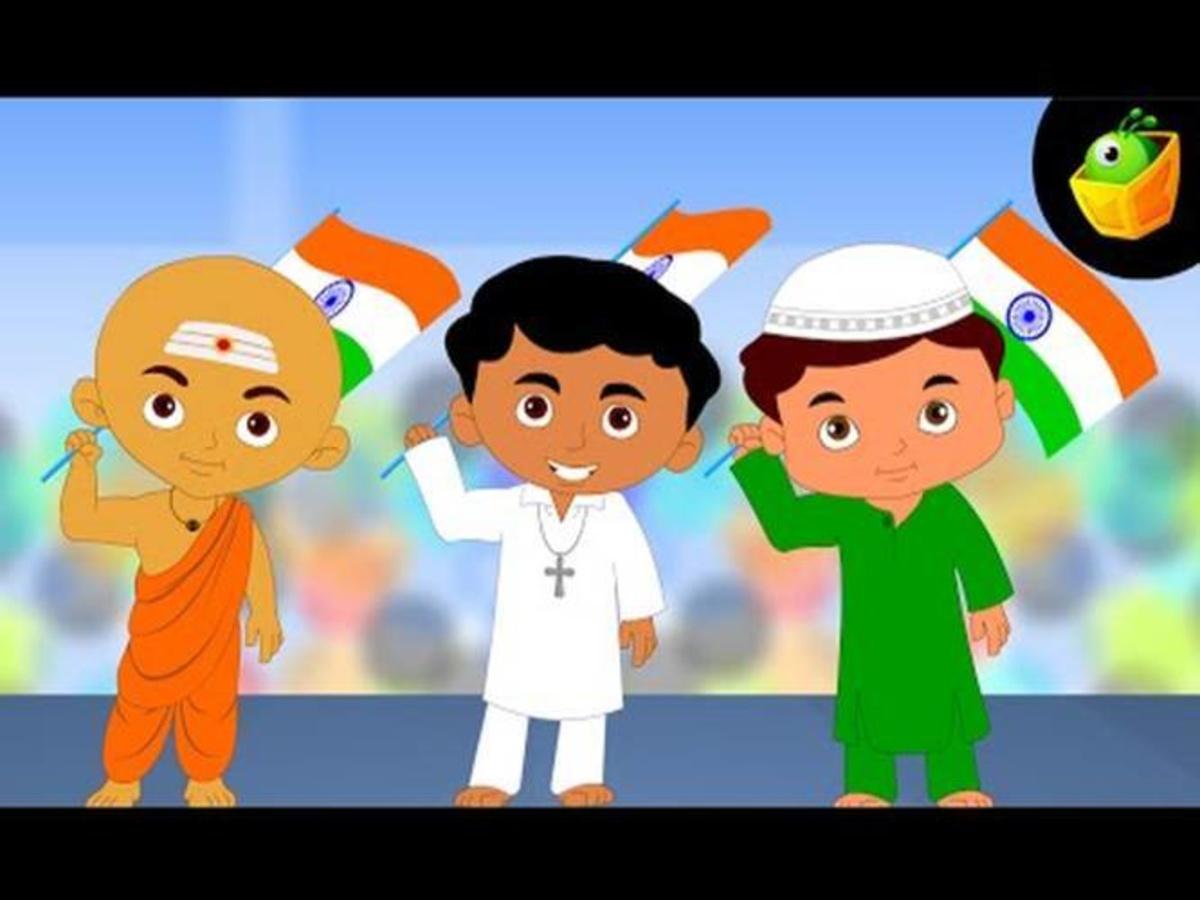 Koun Karega Desh Ki Seva - Hindi Animated/Cartoon Nursery Rhymes For Kids