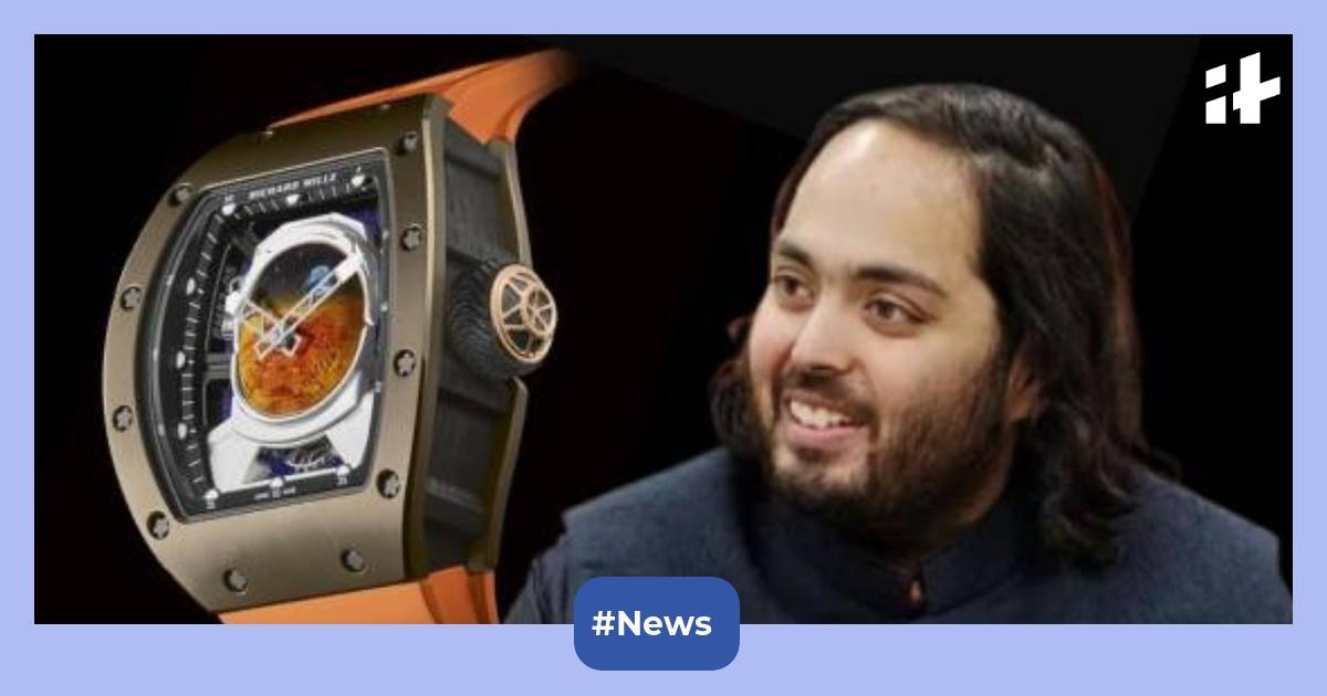 Anant Ambani Wears A Rare Rs 12 5 Crore Richard Mille Watch Only 30