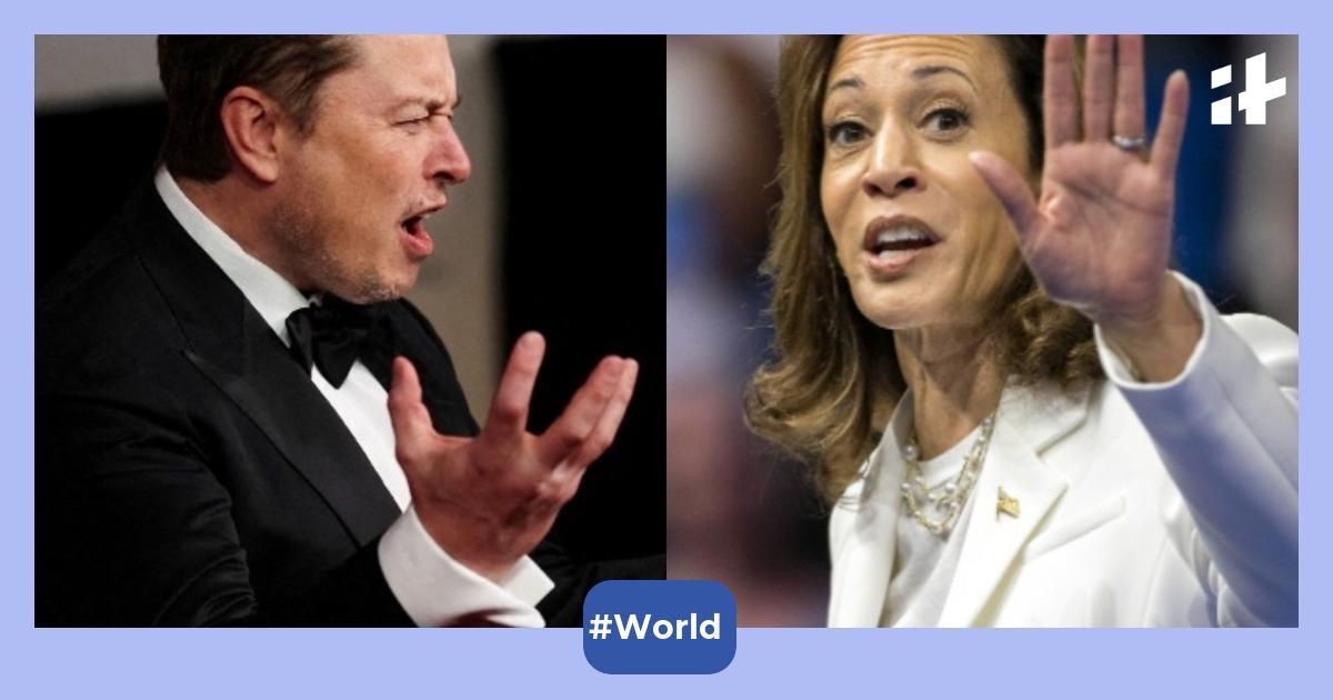 It's an Elon Musk vs Kamala Harris drama & we're all spectators - but