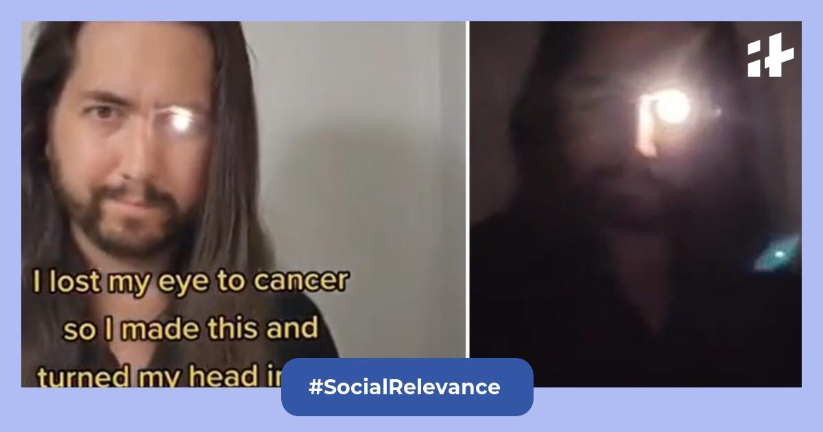 Man turns his prosthetic eye into a flashlight with 20 hours of battery