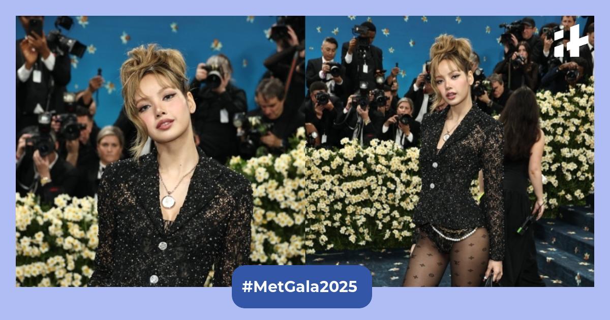BLACKPINK's Lisa ditches pants as she sets Met Gala 2025 on fire in ...