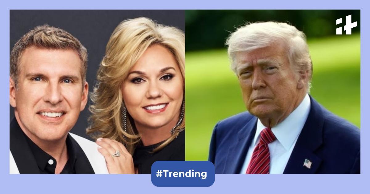 #ChrisleyPardons trends after Donald Trump pardons reality TV biggies. Todd and Julie Chrisley accused of fraud, tax evasion