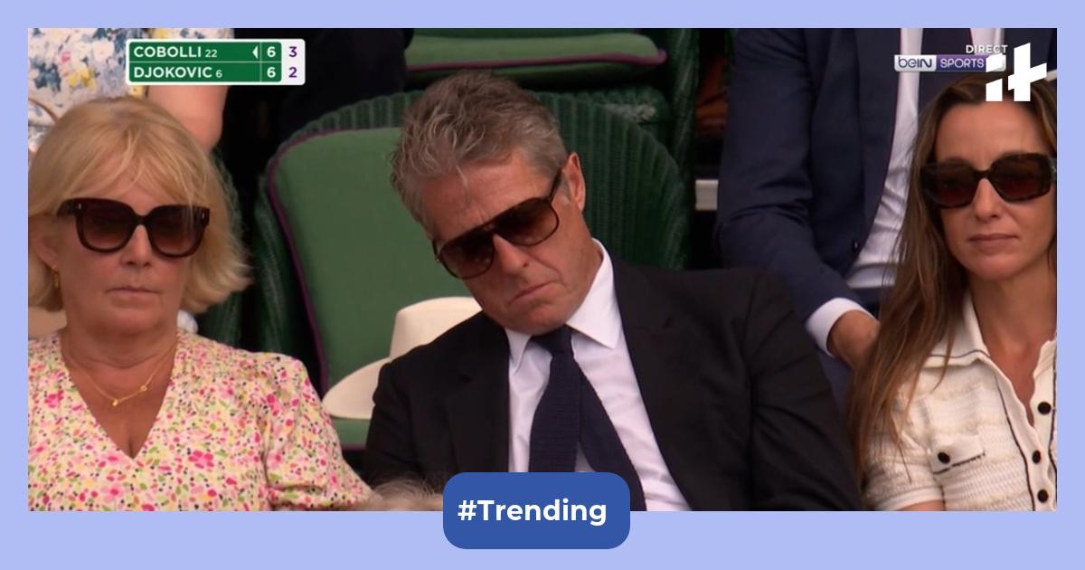 'He looks same sleeping or awake': Hugh Grant caught napping at Wimbledon quarterfinal; internet can't stop laughing
