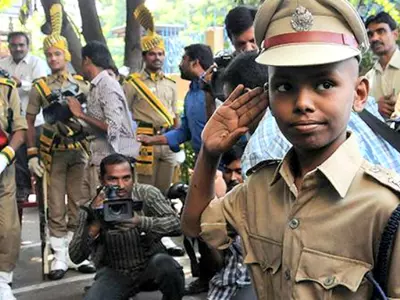 10-Year Old Becomes Hyderabad Police Chief For A Day