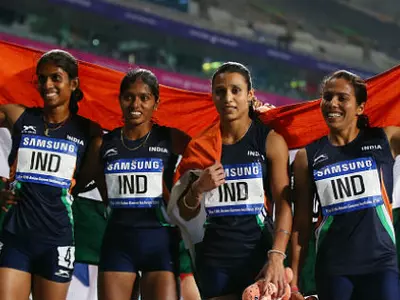 Indian women's relay team
