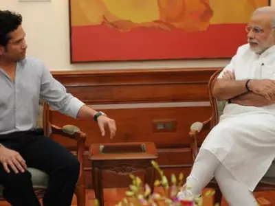 Sachin Meets Modi