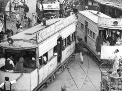 Trams In Old Delhi