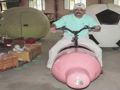 sudhakar-yadav-condom-shaped-crazy-cars-india