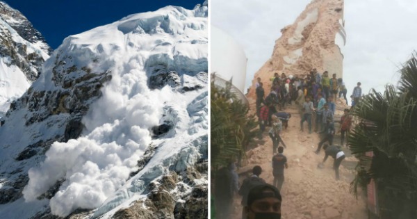Nepal Earthquake: Avalanche At Everest Risks Climbers, Historic ...