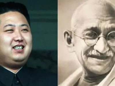 Gandhi, Kim Jong-un