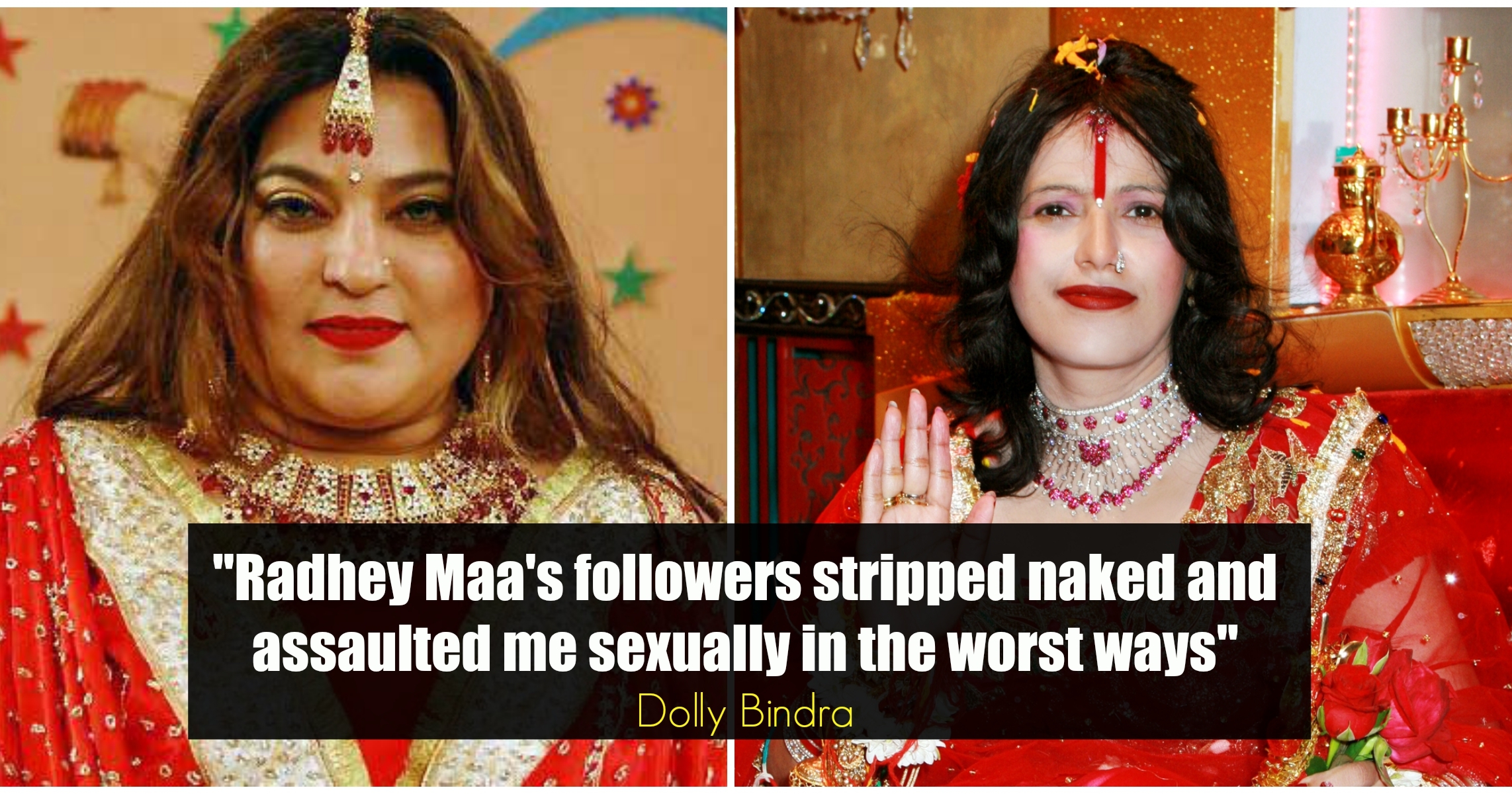 Radhe Maa Organises Sex Parties Dolly Bindra Makes Scandalous 