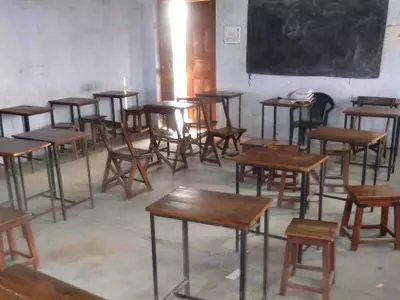 Principal Declares Holiday, Sets Up A Date With Another School's Headmistress In A Classroom