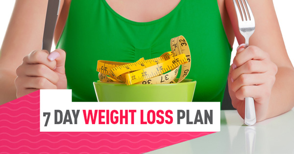 Lose Weight In 7 Days Straight Without Starving Yourself