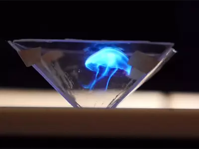 Turn Your Smartphone Into A Hologram Projector