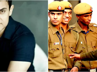Aamir Khan and Cops