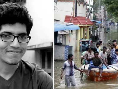 This Bengaluru Youth Is Travelling To Flood Hit Chennai With Food And Other Basic Amenities