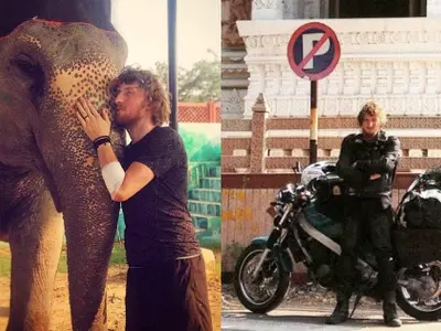 Meet This Dutch Man Who Travelled All The Way From Netherlands To India On His Bike