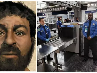 jesus at the airport