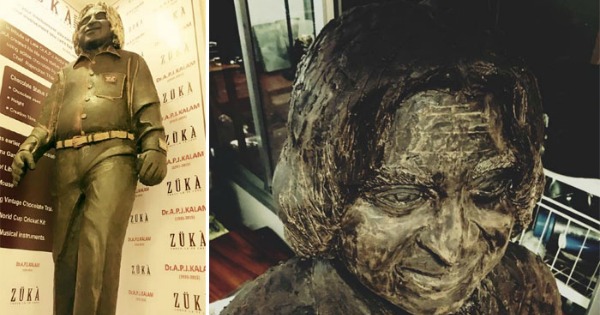 This Boutique Carved A Life-Size Statue Of Dr Kalam That Weighs 400 Kg ...