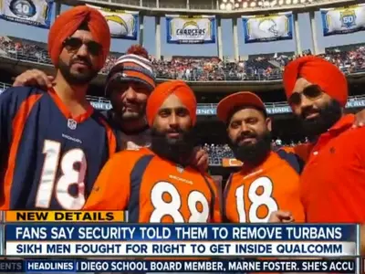 Sikh Broncos fans