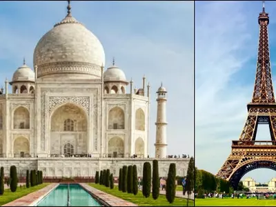 Eiffel Tower Joins Twitter, Gets A Warm Welcome By None Other Than The Taj Mahal