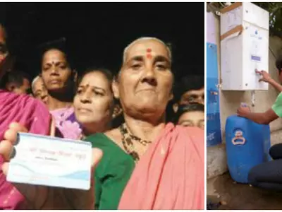 They Don't Use ATMs But The Water-ATMs In Their Village Dispense 20 Litres Of Water For Rs 10