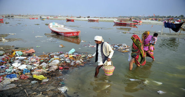 Waste From 40,000 Kms Of Drains Falls Directly Into Holy River Ganga