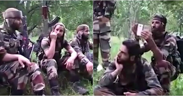 In An Audacious Move, Hizbul Mujahideen Posts Video Showing Militants ...