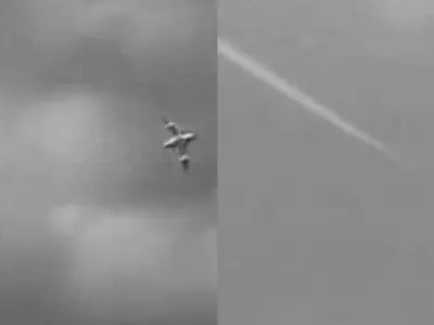 IAF Plane Shoots down a pakistan air force plane