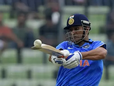 MS Dhoni leads india to a win against Bangladesh