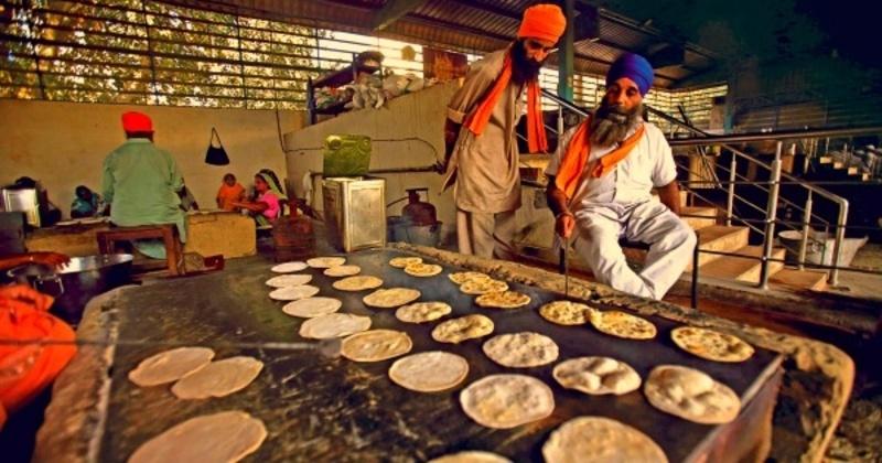 Image result for langar jeep containing milk and roti