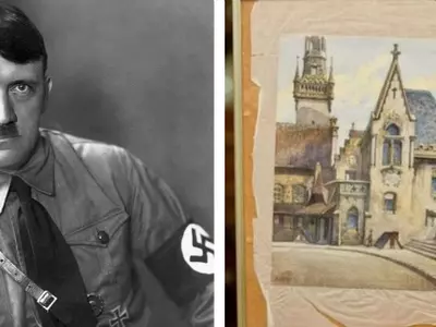 Chinese Man Spends Rs 73 Lakhs On Buying A Painting By Hitler