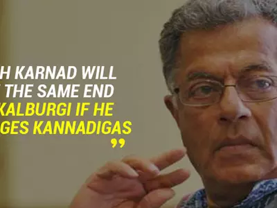 Girish Karnad Receives Death Threats Over His Comments About Tipu Sultan And Bengaluru Airport