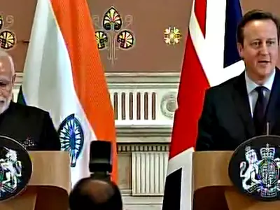 Modi Scores Brit Support For India's UNSC Seat, But Has No Answer When Asked About Intolerance