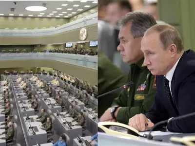 Vladimir Putin's Triple-Decker War Room Is So Badass, It's Straight Out Of A Bond Movie