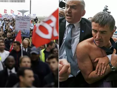 Employees Attack Air France Executives After Company Culls 2900 Jobs