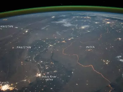 NASA Stunning image of India pakistan