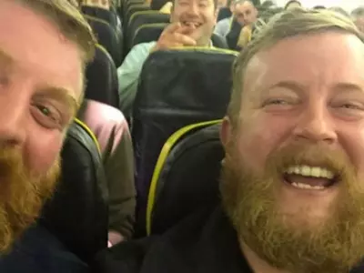 Two Identical People Meet on A Ryanair flight
