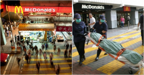Homeless Woman Dies At One Of The Tables In A Hong Kong Mcdonalds No