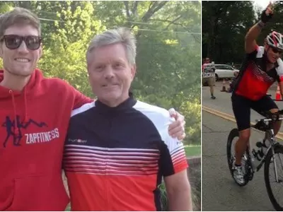 A Dad Honours His Late Son By Finishing A Triathlon They Had Trained To Win Together