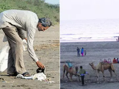 This 40-Year-Old Man Has Cleaned The Dandi Beach For 4 Years Without Any Reward