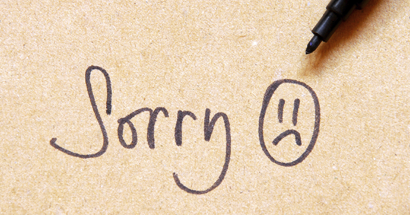 Here's How To Put Together The Perfect Apology And Get Out Of Trouble!