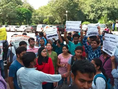 JNU Rape Protest