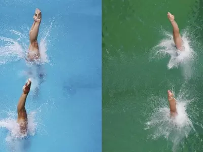 Diving Pool At Rio Olympics Turns Green And No One Knows Why!