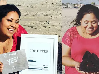 This Woman's Special Photoshoot With Her Job Offer Is The Sweetest Thing On The Internet Today!