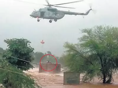 Air Force And Army Evacuating Hundreds After Floods Strike South Rajasthan