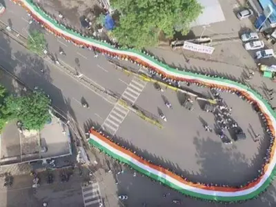 Karnataka Celebrates Independence Day With A 3350-Foot Long National Flag We Have Ever Seen!