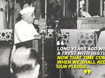 Jawaharlal Nehru's Historic 'Tryst With Destiny' Speech