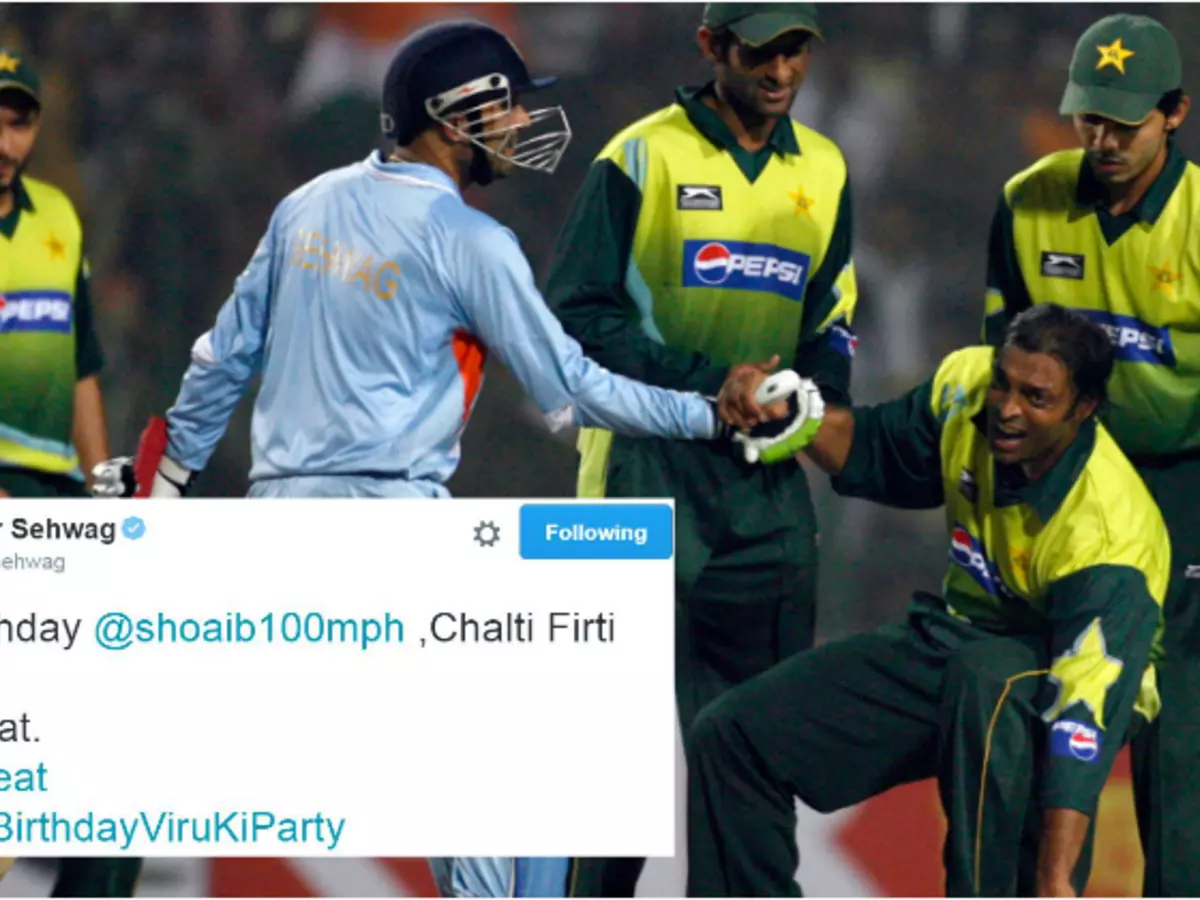 Sehwag Shoaib Sehwag Shoaib